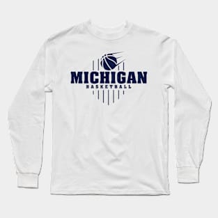 Michigan Basketball Long Sleeve T-Shirt